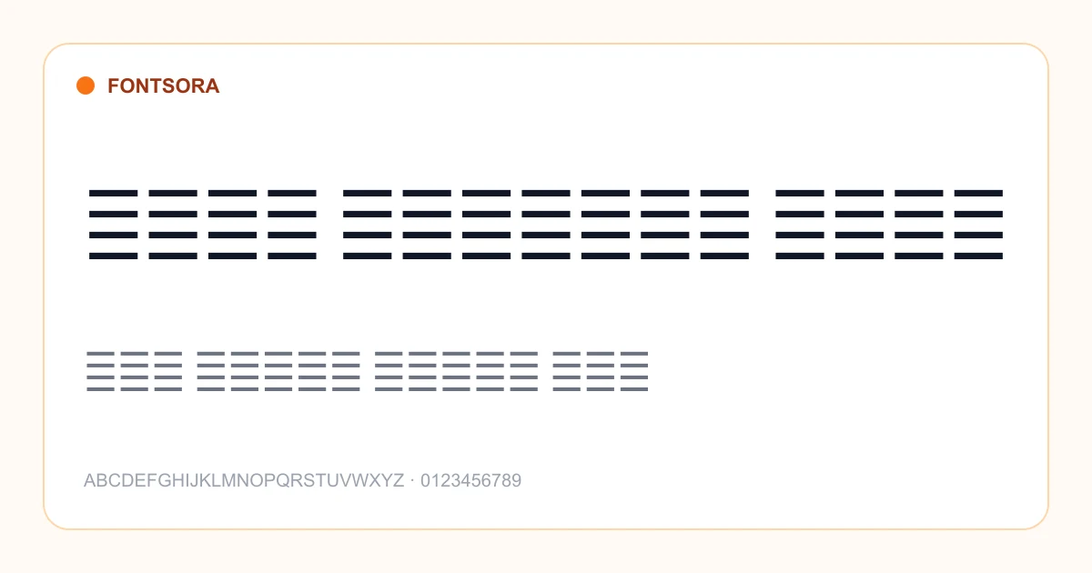 Plus Jakarta Sans font preview