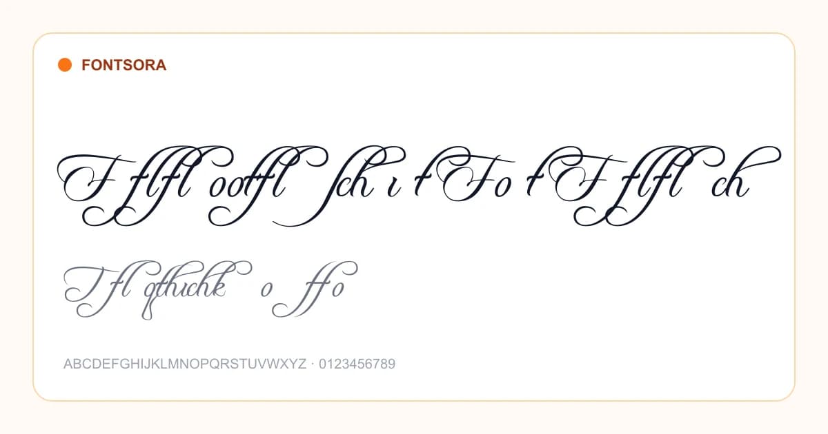 Freebooter Script Font Freebsca font preview